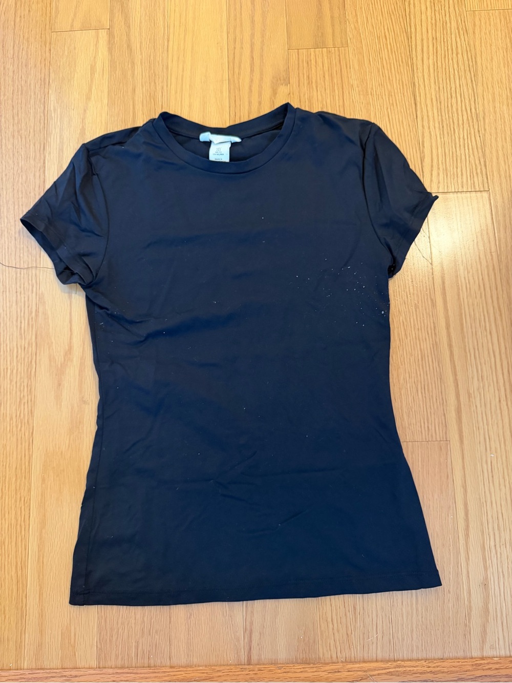 H&M Black Short Sleeve Crewneck Tee
